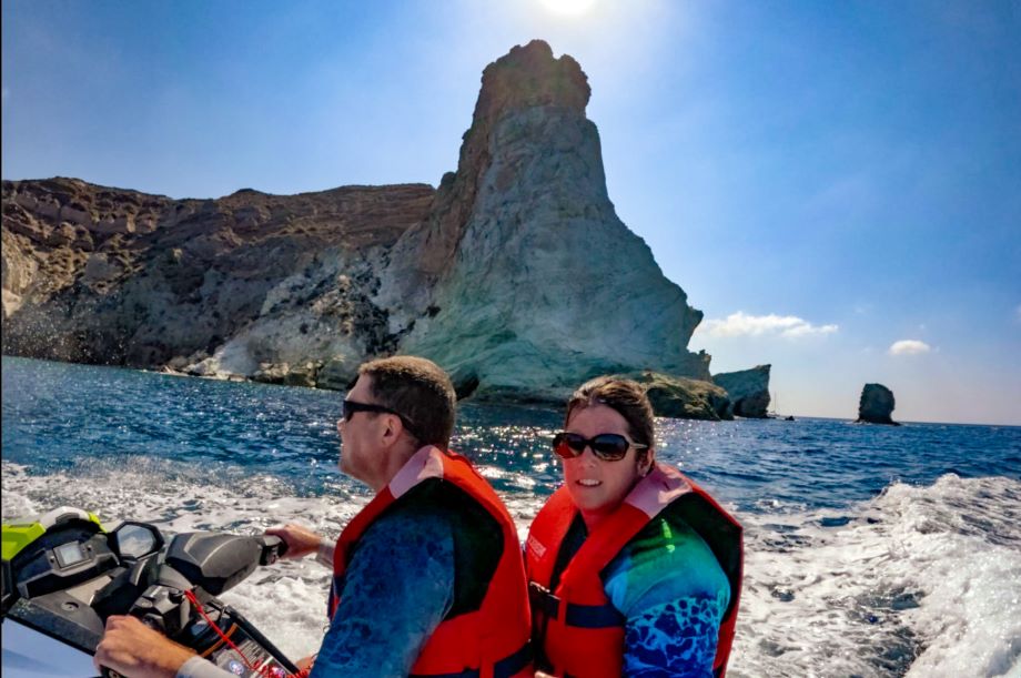 Santorini Jet Ski White Beach