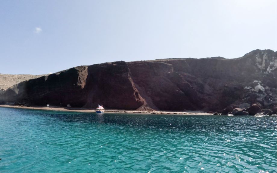 Santorini's Red Beach