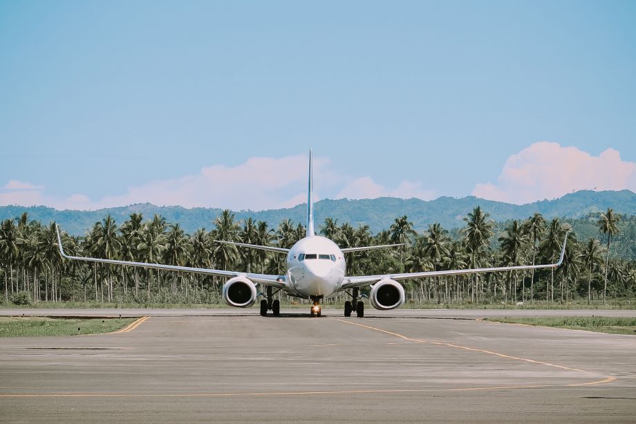 Airplane on runway